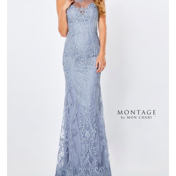 Sophisticated Cameron Blake gown - Picture 3 of 7